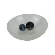 Blue Agate Tumbled Stone - 20-25 mm