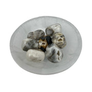 Dendritic Agate with Druse Tumbled Stone - 20-30 mm