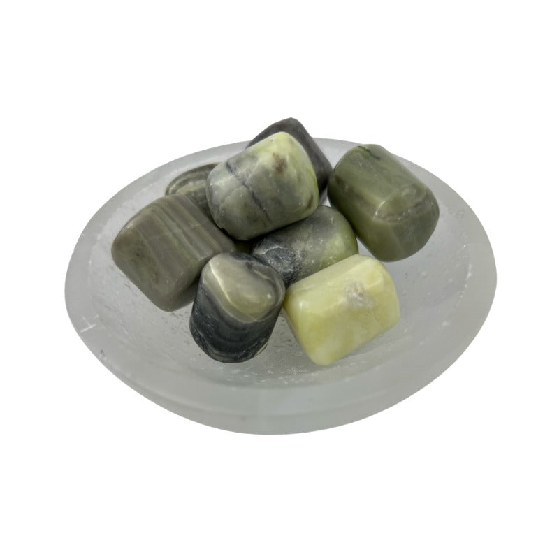 Infinite Serpentine Tumbled Stone - 20-30 mm