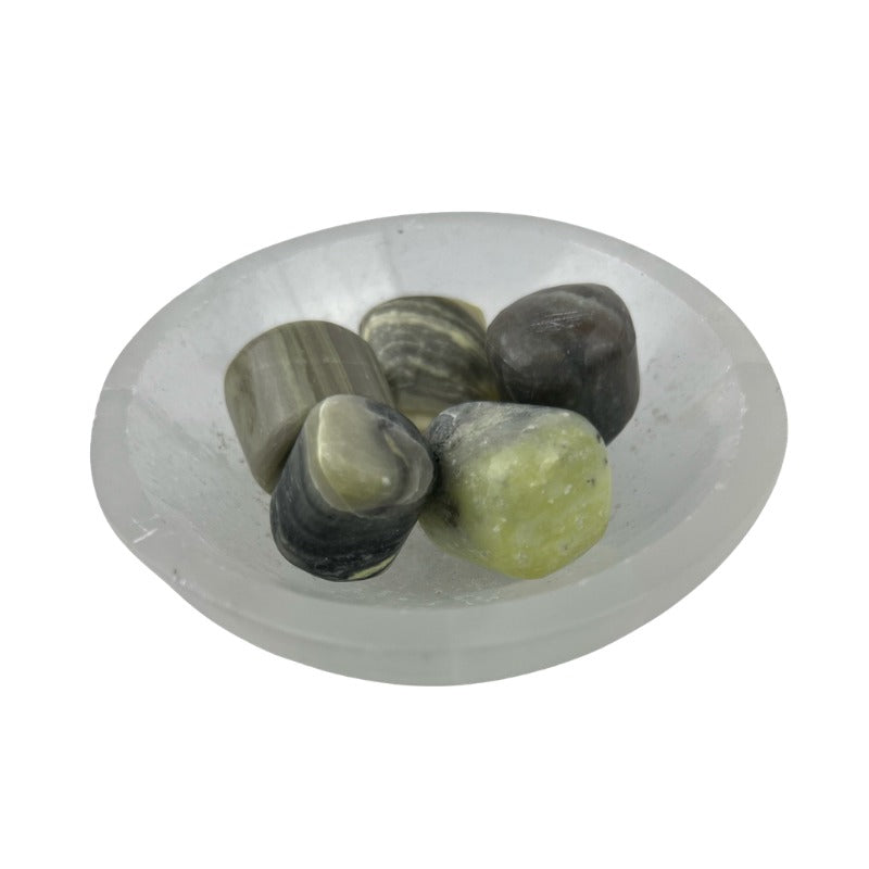 Infinite Serpentine Tumbled Stone - 20-30 mm