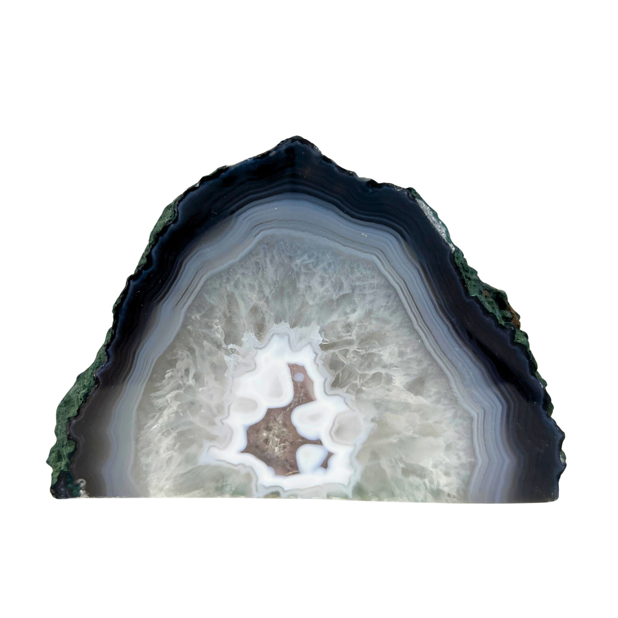 Blue Agate Slab - 3.1 x 4.8 inch