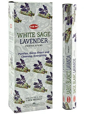 HEM White Sage Lavender Incense Sticks (20g)