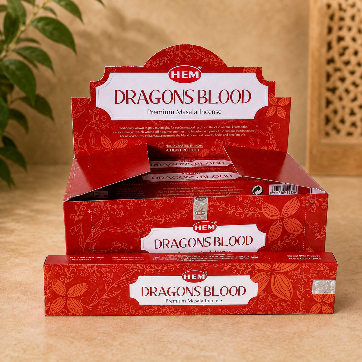 **HEM Dragon's Blood Masala Incense Sticks (15g)**