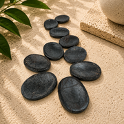 Hematite Worry Stone - 1.5 inch