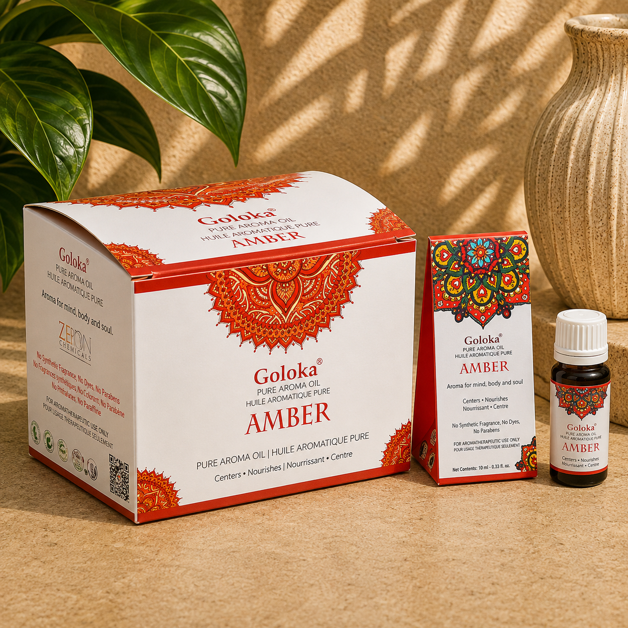Goloka Amber Pure Aroma Oil (10 ml)