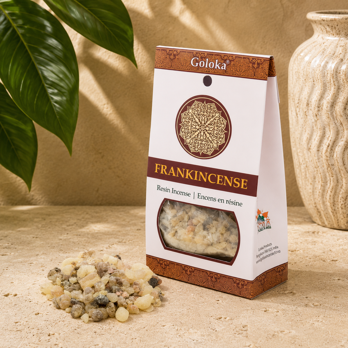 Goloka Frankincense Resin Incense (50g)