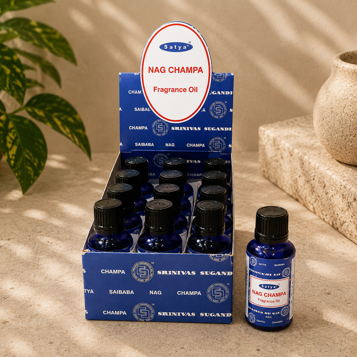 Satya Nag Champa Fragrance Oil (25 ml)