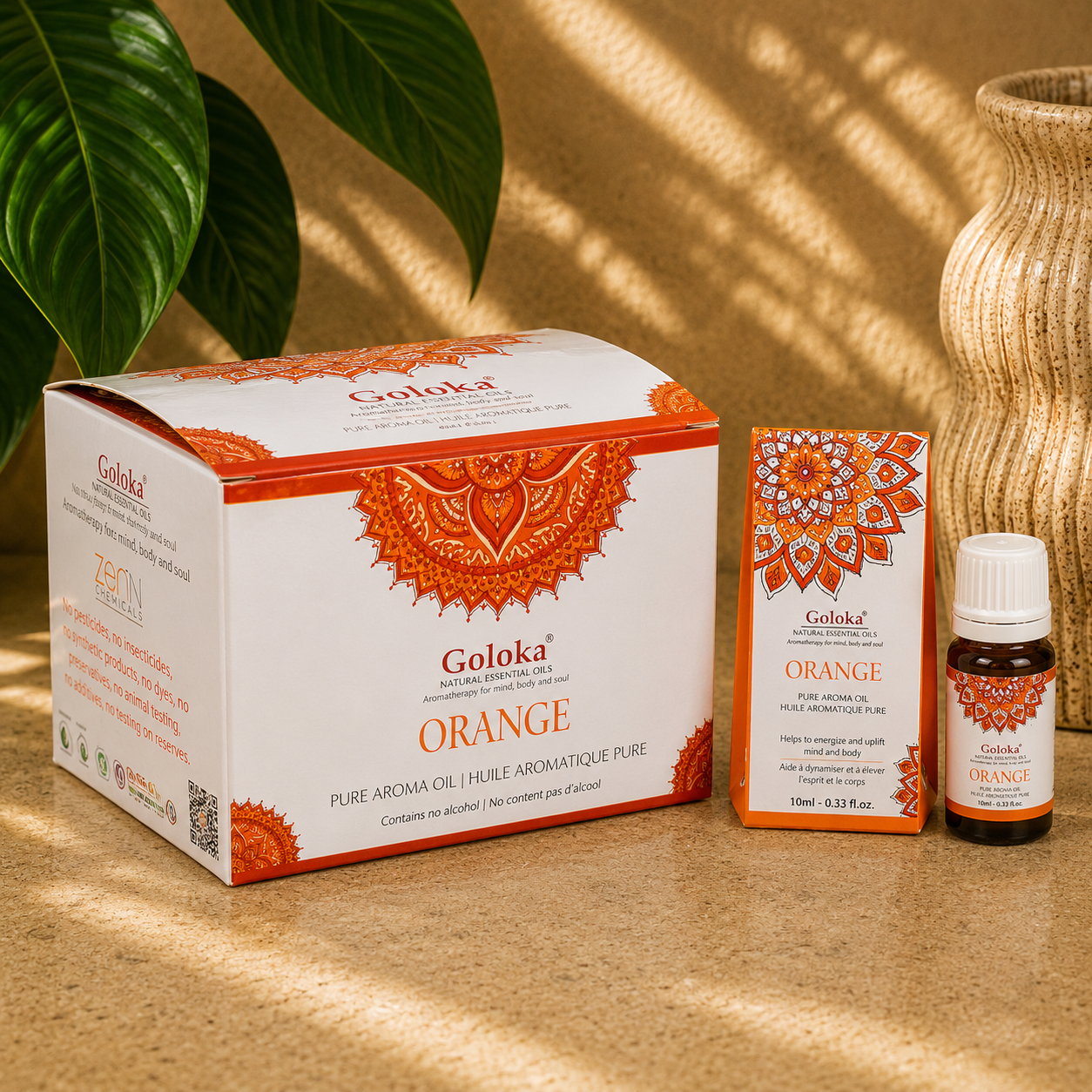 **Goloka Orange Pure Aroma Oil (10 ml)**