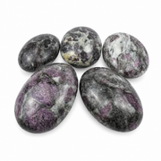 Garnet in Astrophyllite Palm Stone - 2.25-2.5 inch
