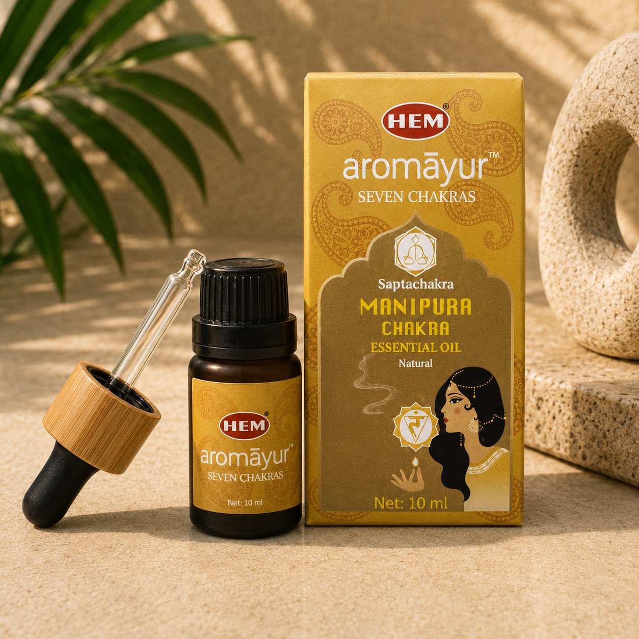HEM Solar Plexus Chakra (Manipura) Essential Oil (10 ml)