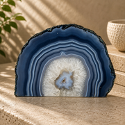 Blue Agate Slab - 5.4 x 7.7 inch