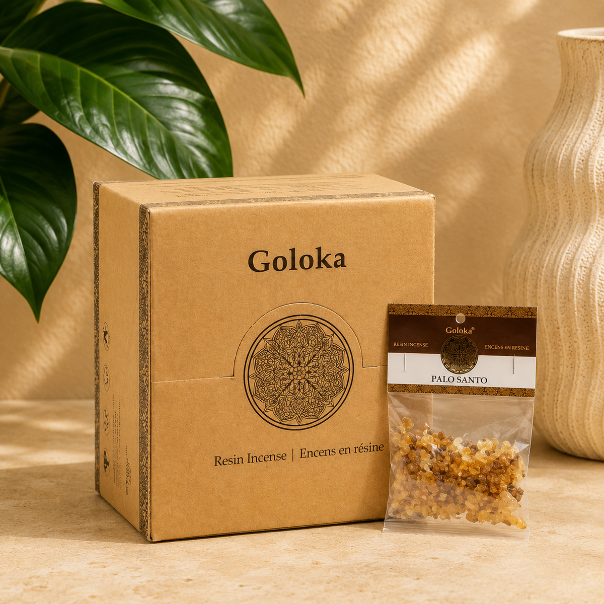 Goloka Palo Santo Resin Incense (15g)