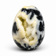 Dendritic Agate with Druse Egg - 2.25-3 inch