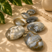 Dendritic Opal Palm Stone - 2.75-3.0 inch