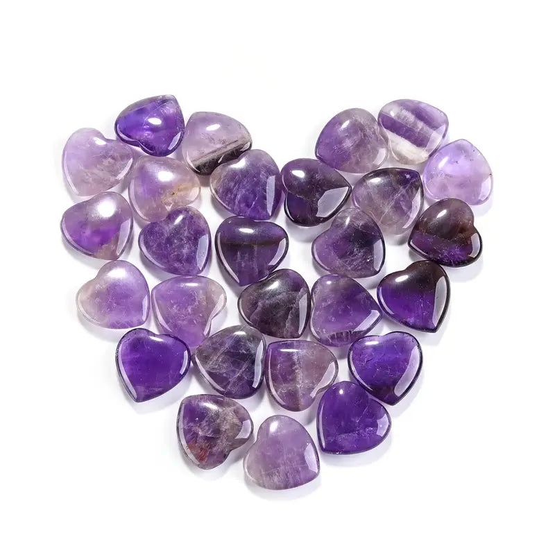 Amethyst Heart - 1 inch