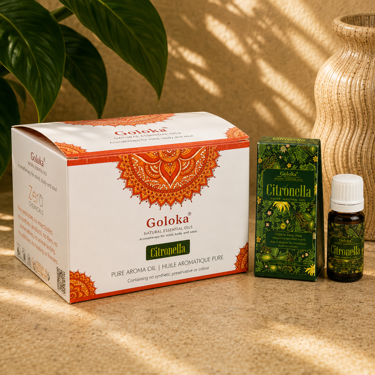 Goloka Citronella Pure Aroma Oil (10 ml)