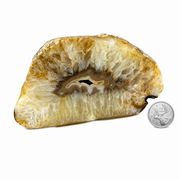 Natural Thick Agate Slice - 4.5-7.0 inch