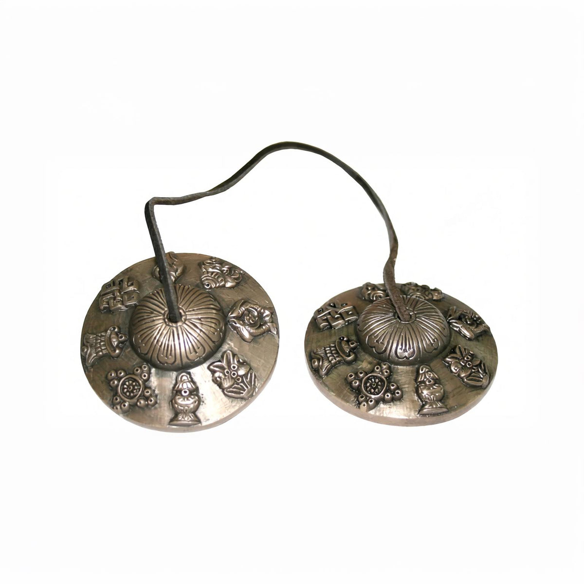 Eight Auspicious Tingsha - 2.75 inch