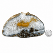 Natural Thick Agate Slice - 4.5-7.0 inch