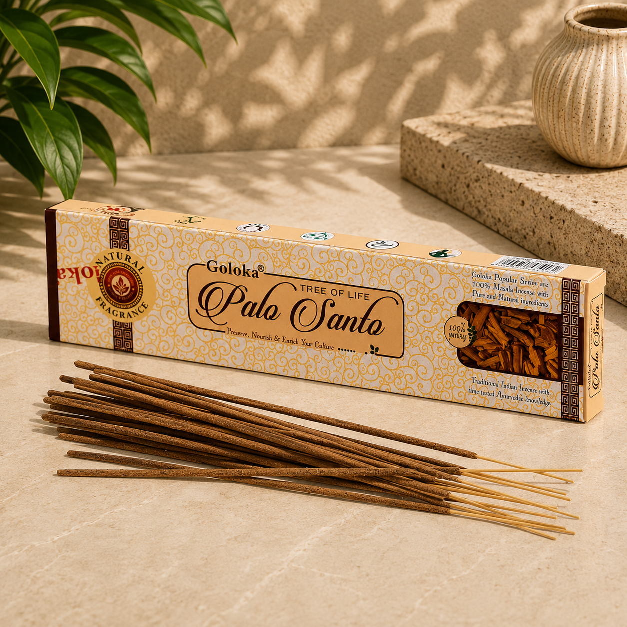 Goloka Palo Santo Incense Sticks (15g)