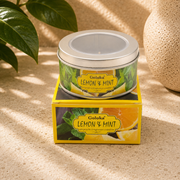 Goloka Lemon & Mint Travel Tin Candle