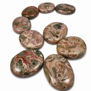 Rhodochrosite Worry Stone - 1.5 inch