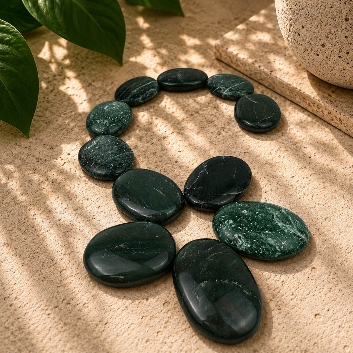 Green Aventurine Worry Stone - 1.5 inch