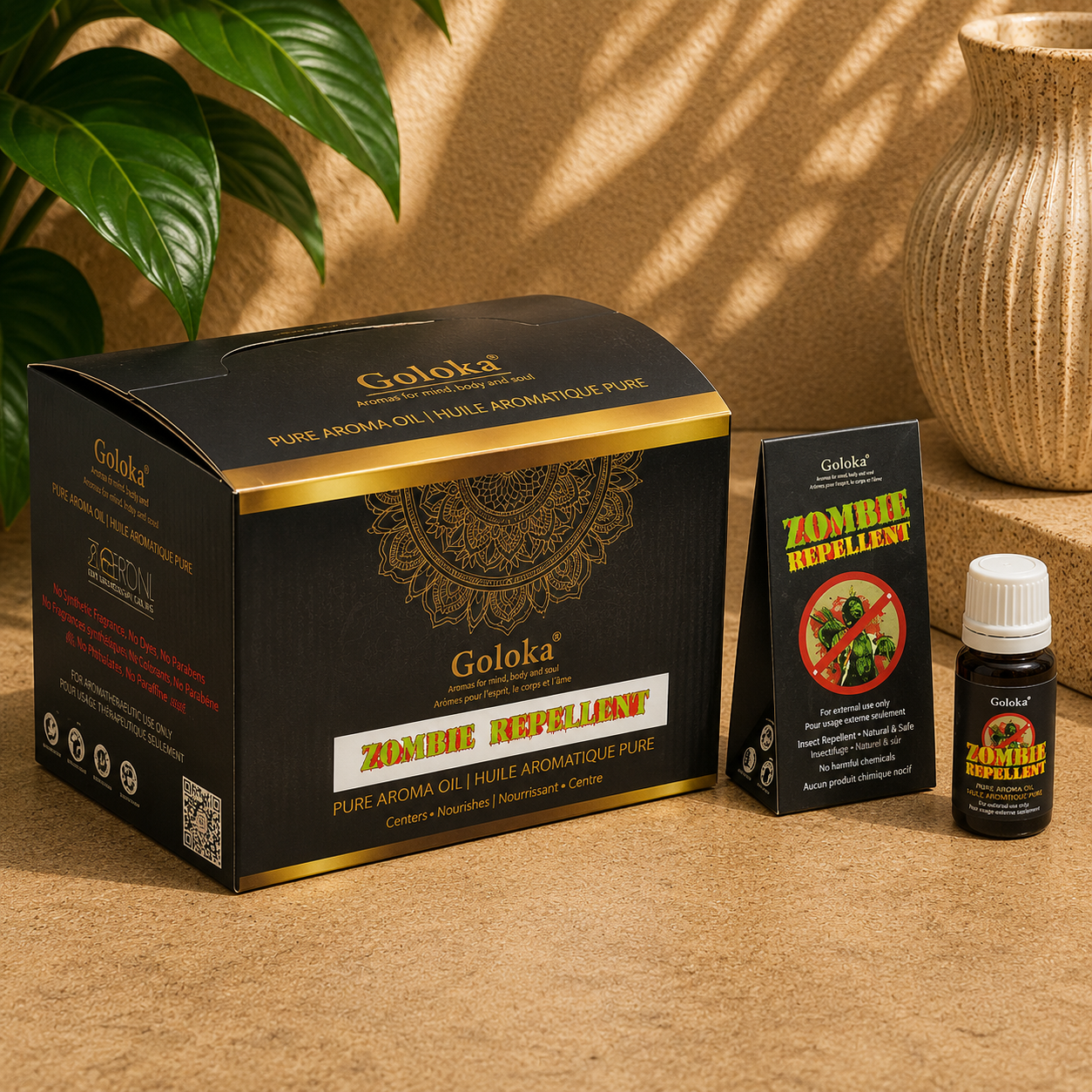 Goloka Zombie Repellent Aroma Oil (10 ml)