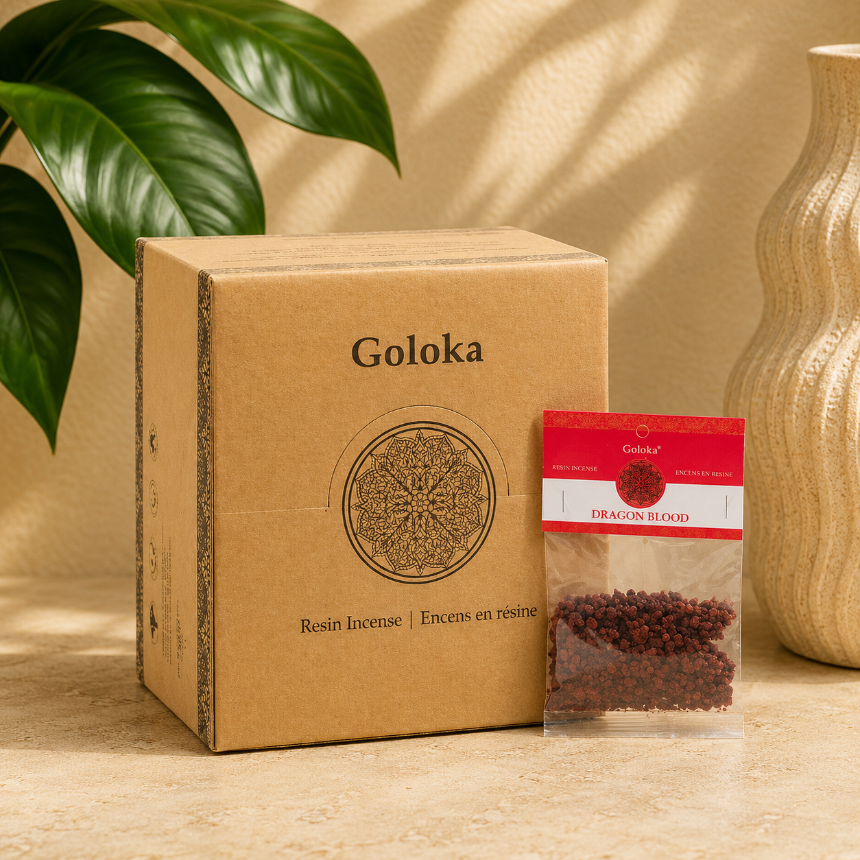 Goloka Dragon's Blood Resin Incense (15g)