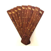 **Flat Wooden Incense Stick Holder - 10 inch**