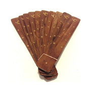 **Flat Wooden Incense Stick Holder - 10 inch**