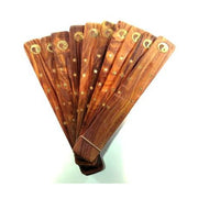 **Flat Wooden Incense Stick Holder - 10 inch**