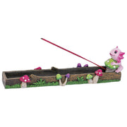 Fujima Pink Axolotl Mushroom Incense Burner - 10.5 inch