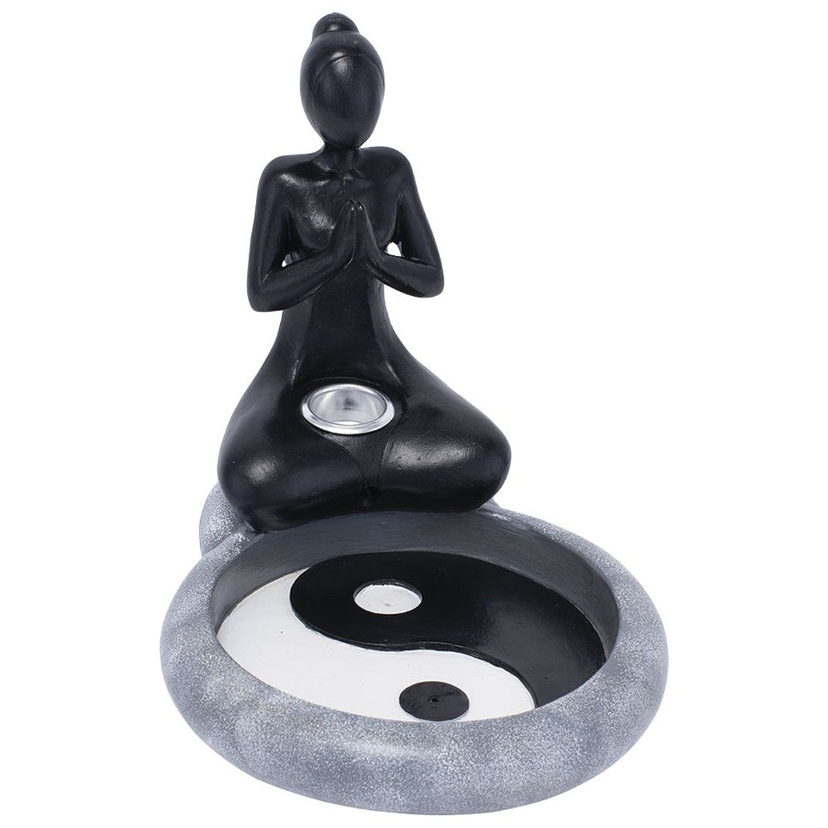 Fujima Yin Yang Yoga Backflow Incense Burner (5.5 in)