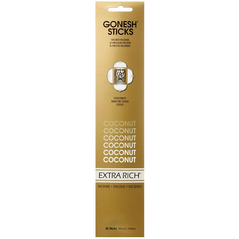 Gonesh Extra Rich Coconut Incense Sticks (20g)