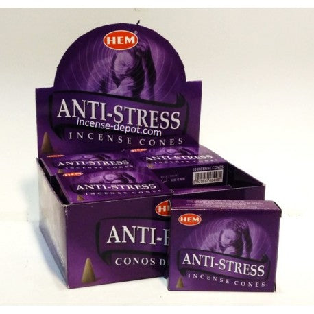 HEM Anti-Stress Incense Cones (10 Cones)