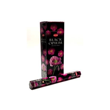 HEM Black Opium Incense Sticks (20g)
