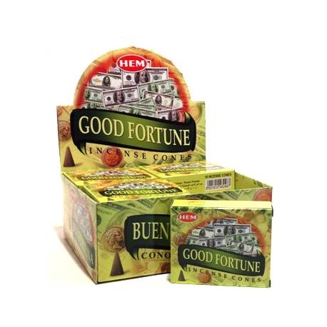 HEM Good Fortune Incense Cones (10 Cones)