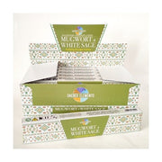 Sacred Elements Mugwort and White Sage Hand-Rolled Masala Incense Sticks (15g)