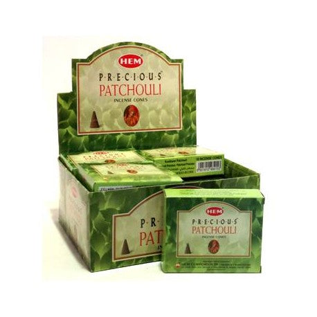 HEM Precious Patchouli Incense Cones (10 Cones)