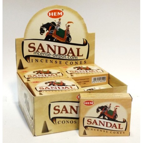 HEM Sandal Incense Cones (10 Cones)