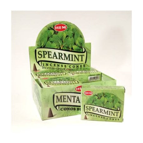 HEM Spearmint Incense Cones (10 Cones)