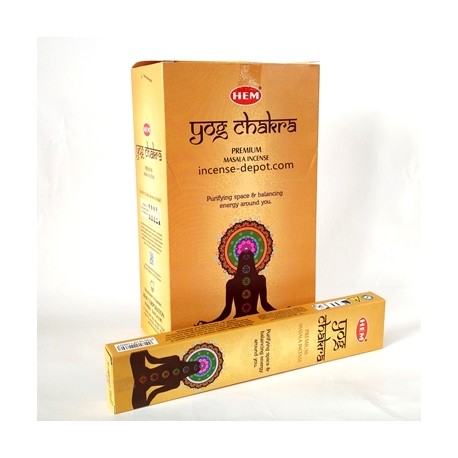 HEM Yog Chakra Incense Sticks (15g)