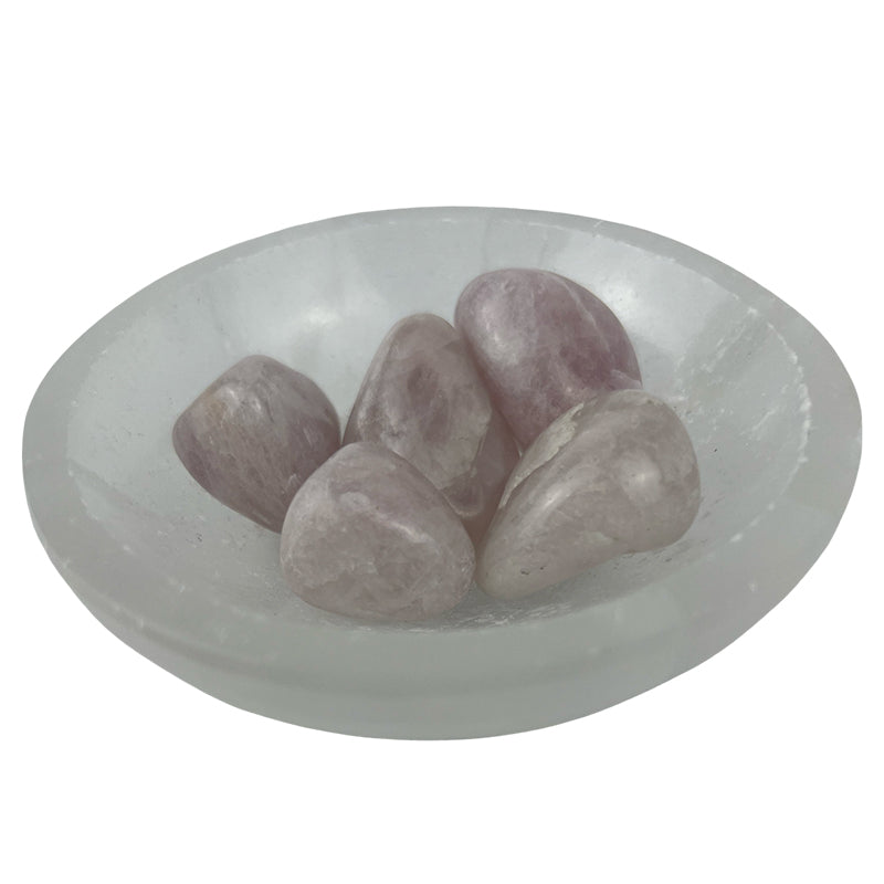 Lavender Quartz Tumbled Stone - 20-35 mm