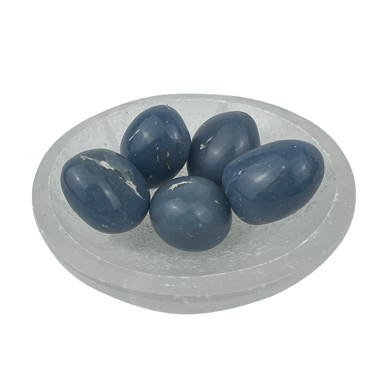 Angelite Tumbled Stone - 20-35 mm