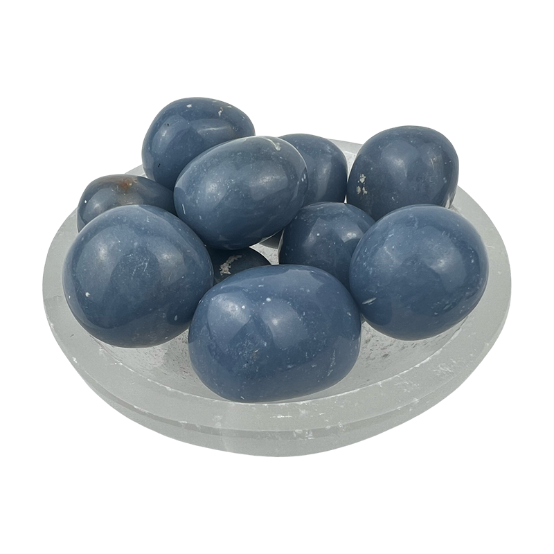 Angelite Tumbled Stone - 20-35 mm