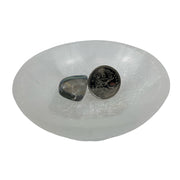 Gray AB Plated Crystal Quartz Tumbled Stone - 15-30 mm