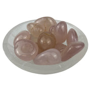 Pink Chalcedony Tumbled Stone - 20-40 mm