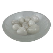 White Agate Tumbled Stone - 20-30 mm