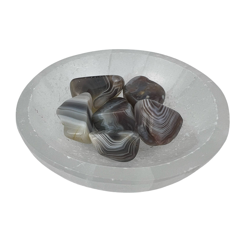 Botswana Agate Tumbled Stone - 20-30 mm